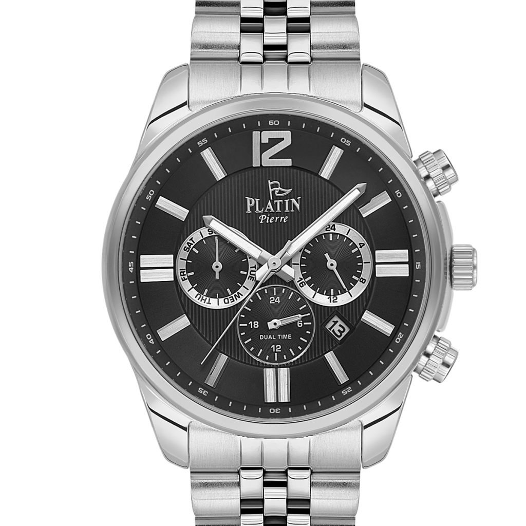 PLATİN PİERRE ERKEK KOL SAATİ