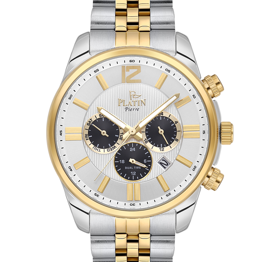 PLATİN PİERRE ERKEK KOL SAATİ