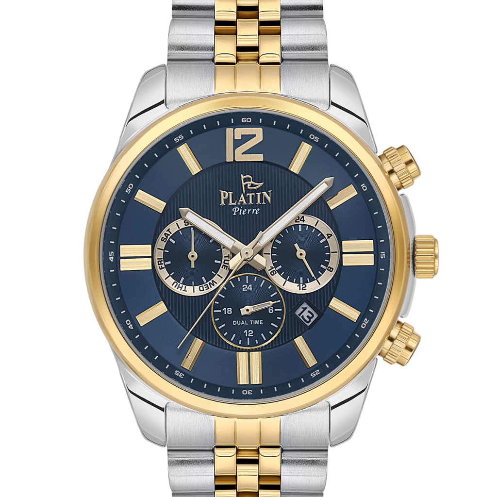 PLATİN PİERRE ERKEK KOL SAATİ