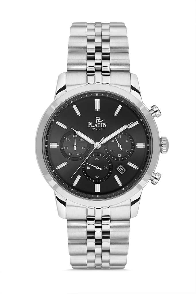PLATİN PİERRE ERKEK KOL SAATİ