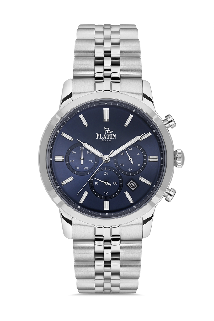 PLATİN PİERRE ERKEK KOL SAATİ
