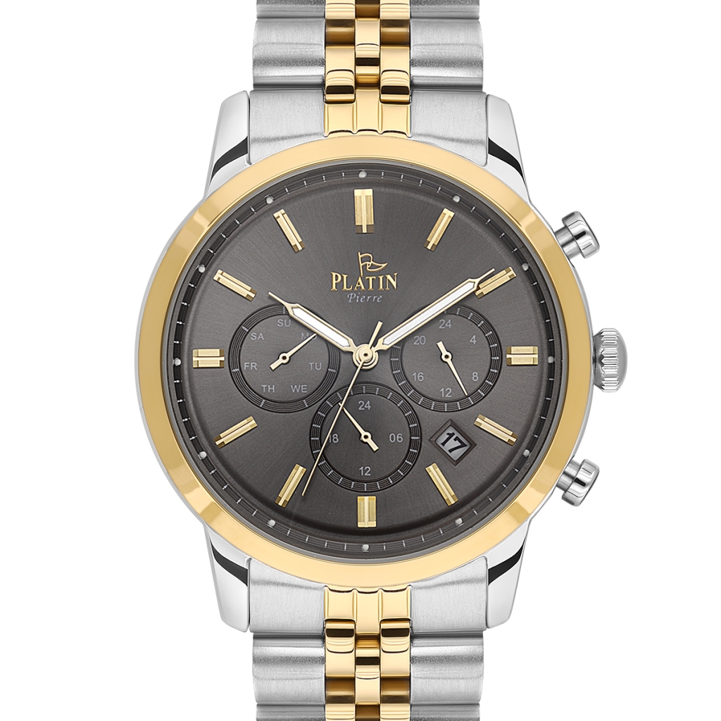 PLATİN PİERRE ERKEK KOL SAATİ
