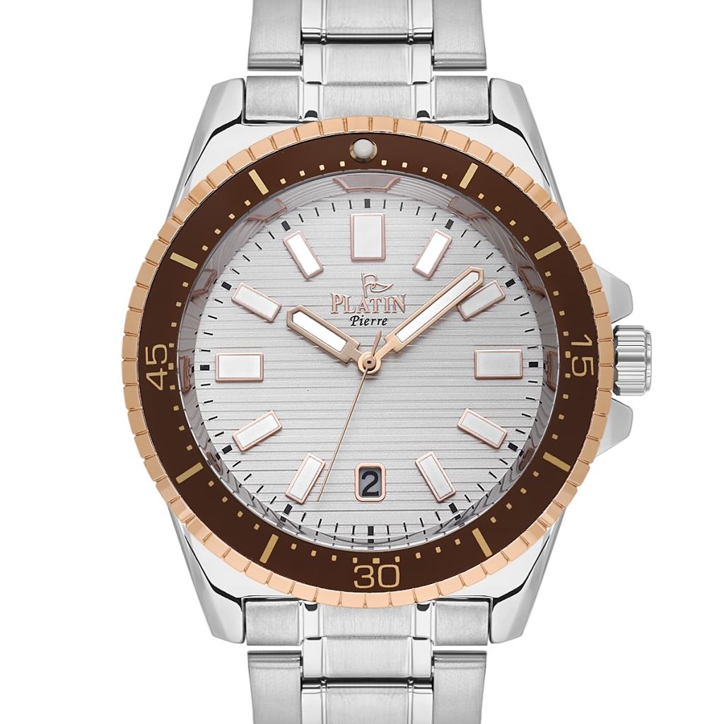 PLATİN PİERRE ERKEK KOL SAATİ