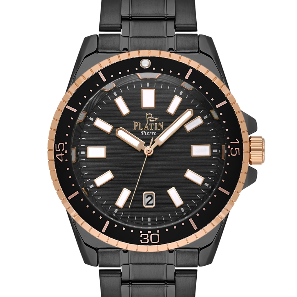 PLATİN PİERRE ERKEK KOL SAATİ