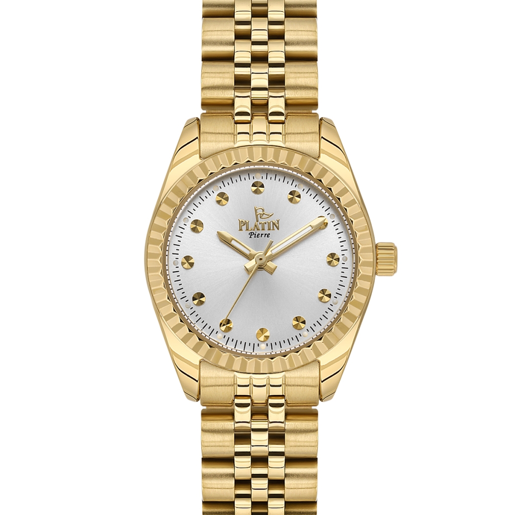 PLATİN PİERRE KADIN KOL SAATİ