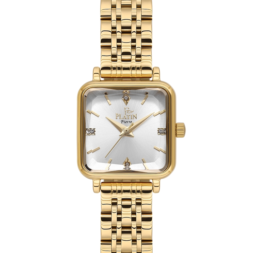 PLATİN PİERRE KADIN KOL SAATİ