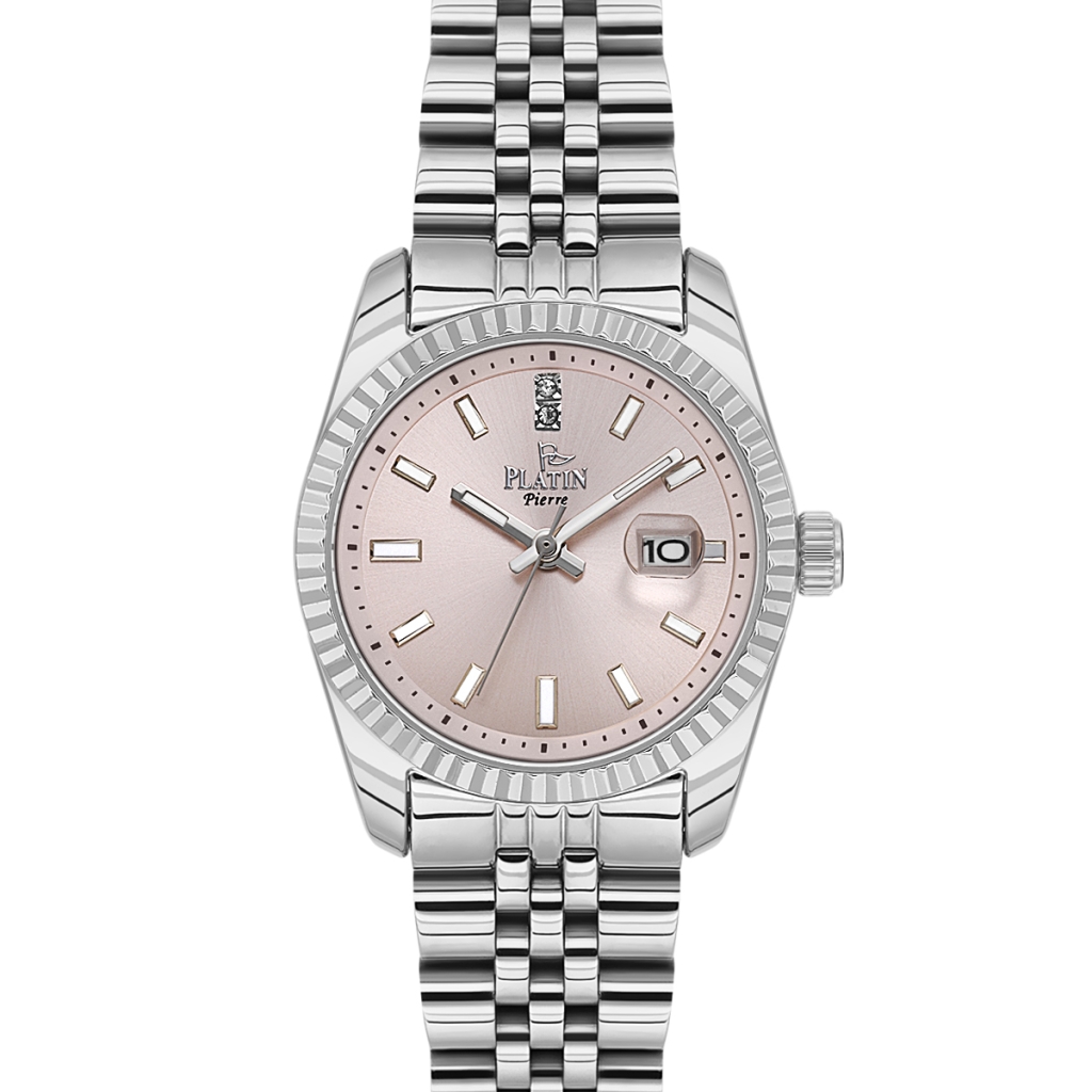 PLATİN PİERRE KADIN KOL SAATİ