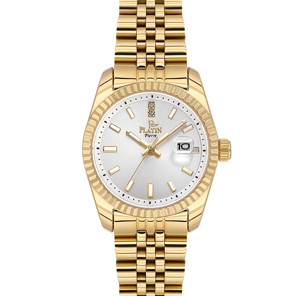 PLATİN PİERRE KADIN KOL SAATİ