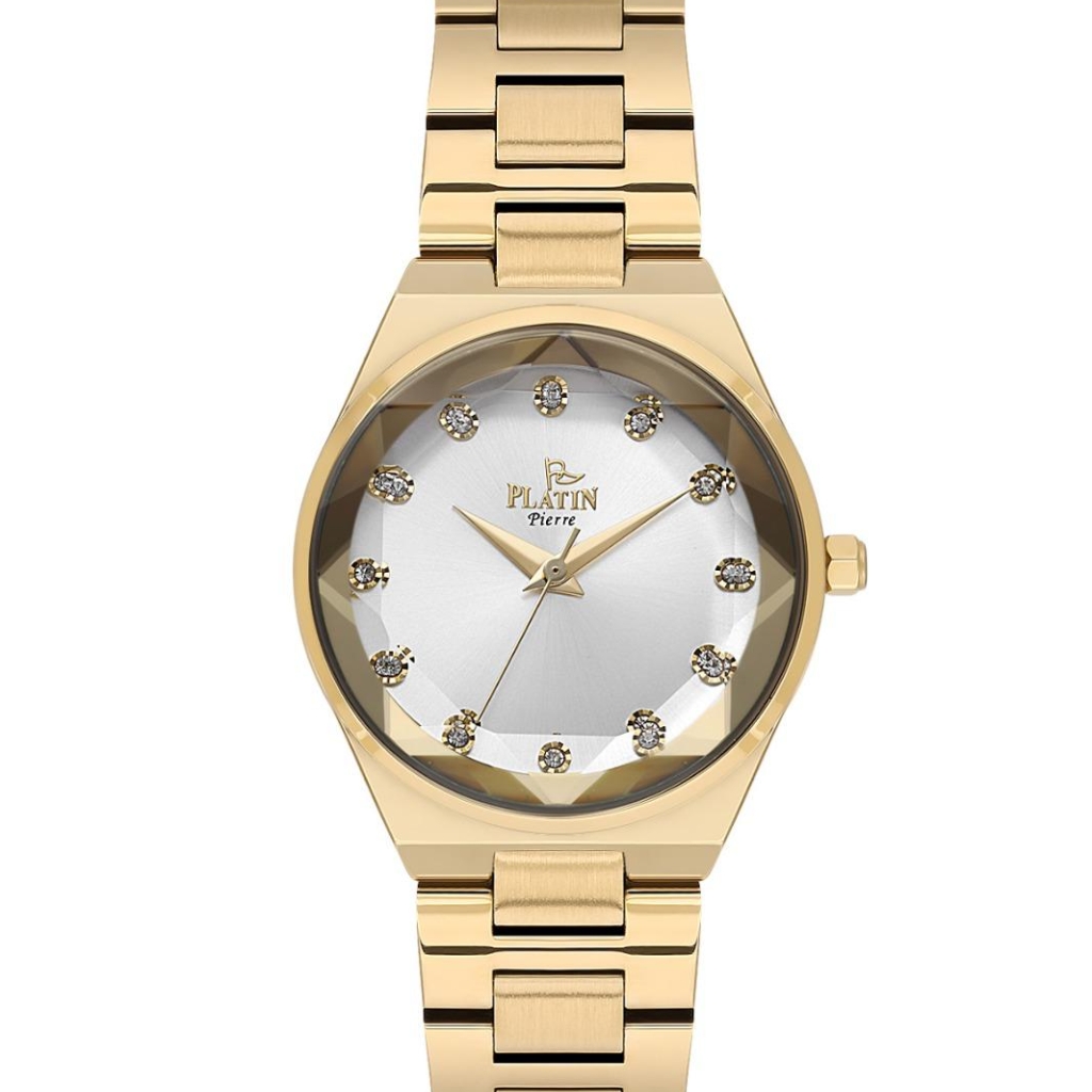 PLATİN PİERRE KADIN KOL SAATİ