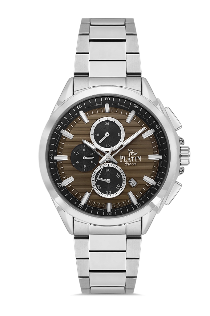 PLATİN PİERRE ERKEK KOL SAATİ