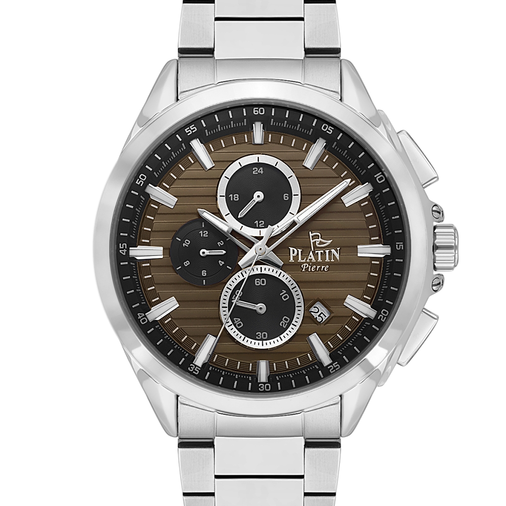 PLATİN PİERRE ERKEK KOL SAATİ