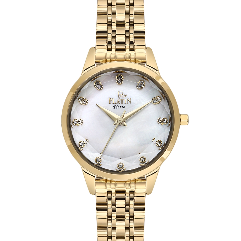 PLATİN PİERRE KADIN KOL SAATİ