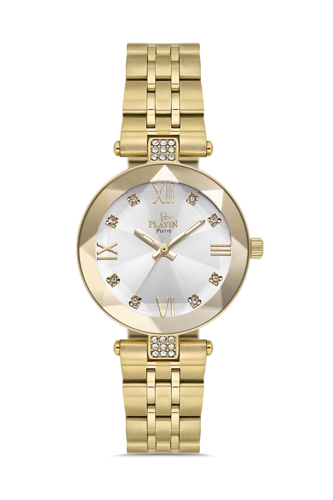 PLATİN PİERRE KADIN KOL SAATİ