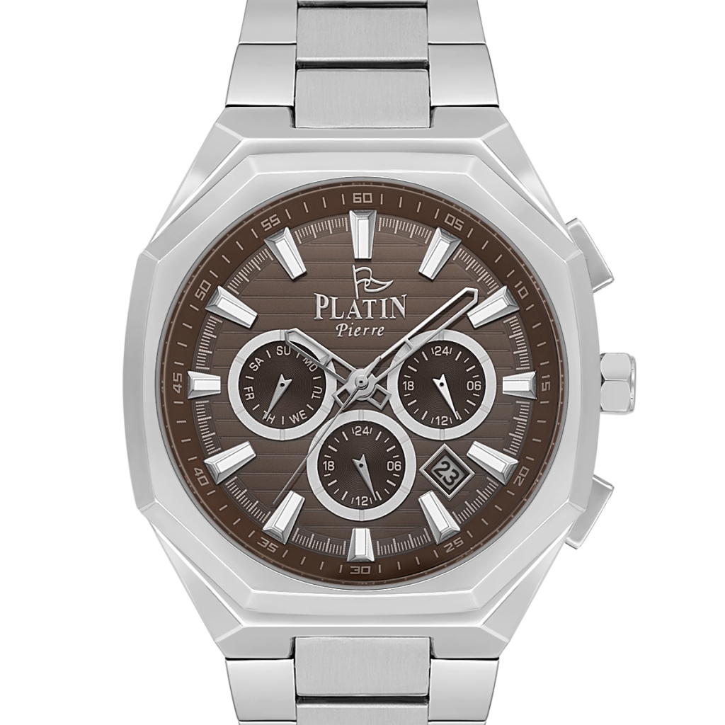 PLATİN PİERRE ERKEK KOL SAATİ