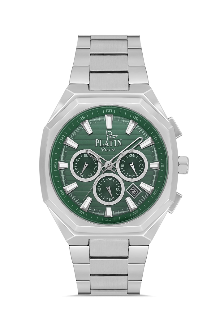 PLATİN PİERRE ERKEK KOL SAATİ
