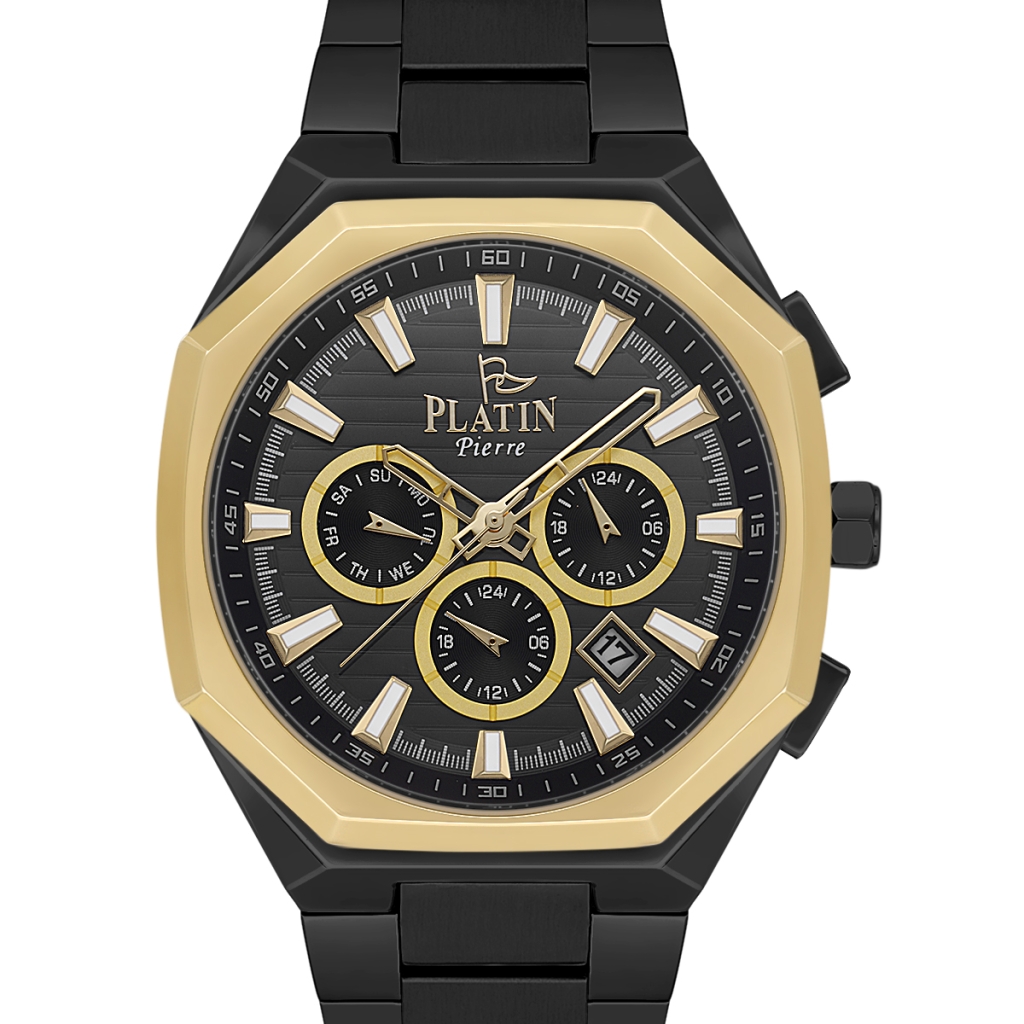PLATİN PİERRE ERKEK KOL SAATİ