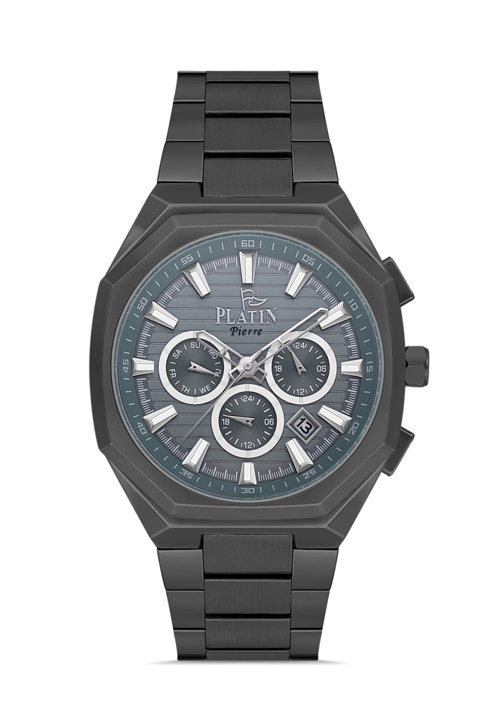PLATİN PİERRE ERKEK KOL SAATİ