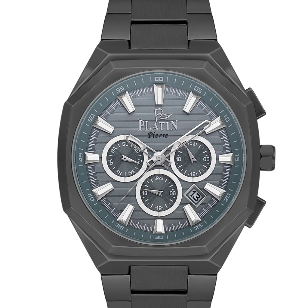 PLATİN PİERRE ERKEK KOL SAATİ