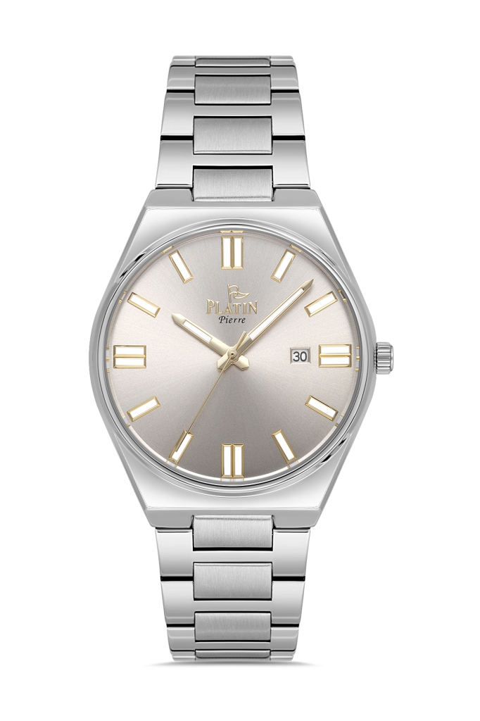 PLATİN PİERRE ERKEK KOL SAATİ