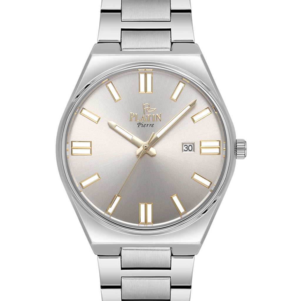 PLATİN PİERRE ERKEK KOL SAATİ