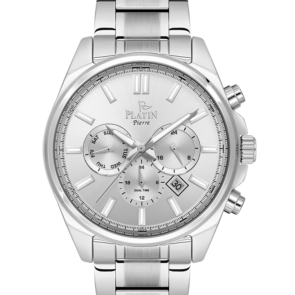 PLATİN PİERRE ERKEK KOL SAATİ