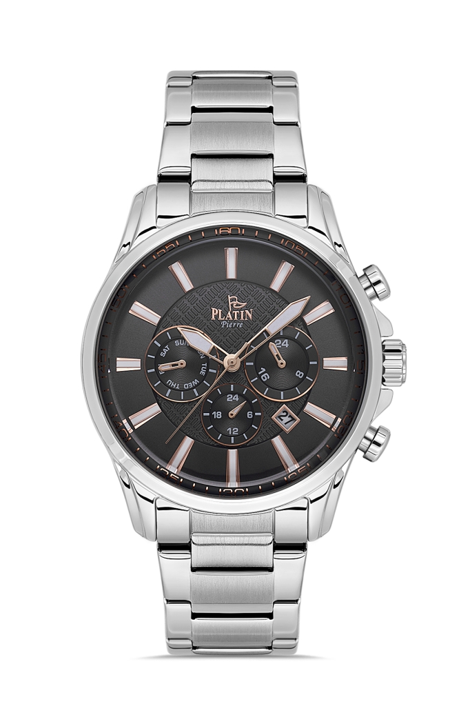 PLATİN PİERRE ERKEK KOL SAATİ