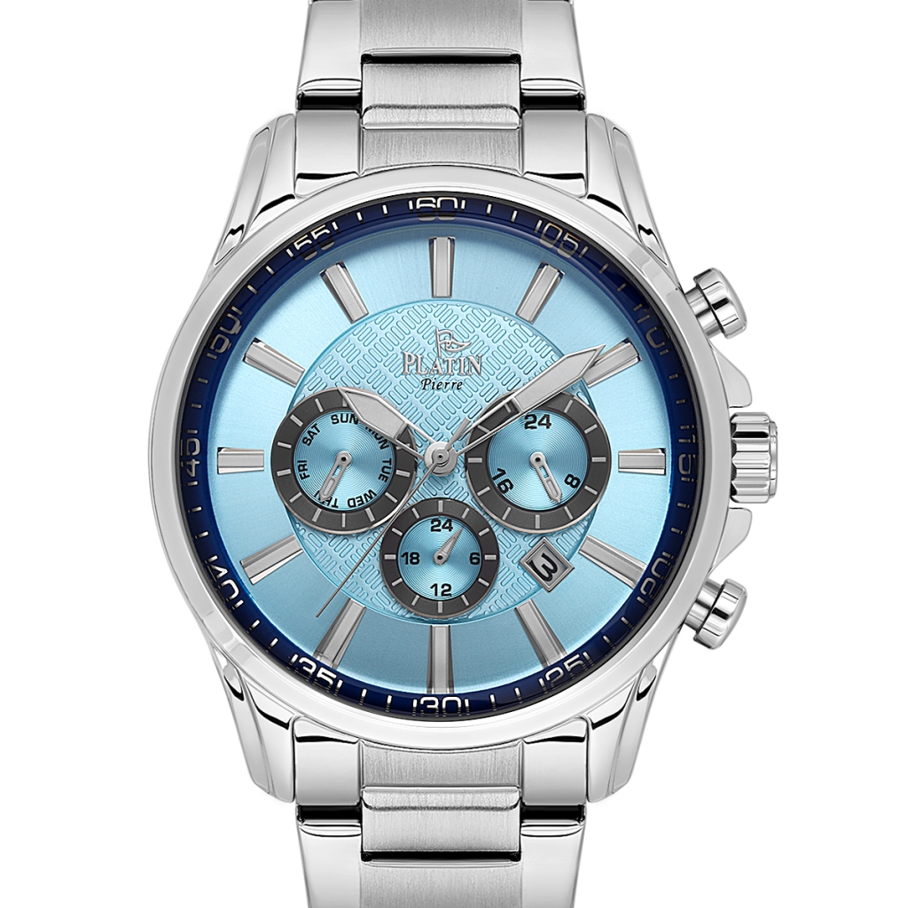 PLATİN PİERRE ERKEK KOL SAATİ