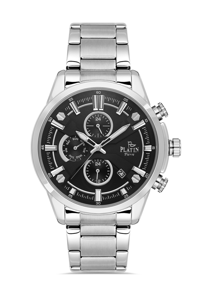 PLATİN PİERRE ERKEK KOL SAATİ