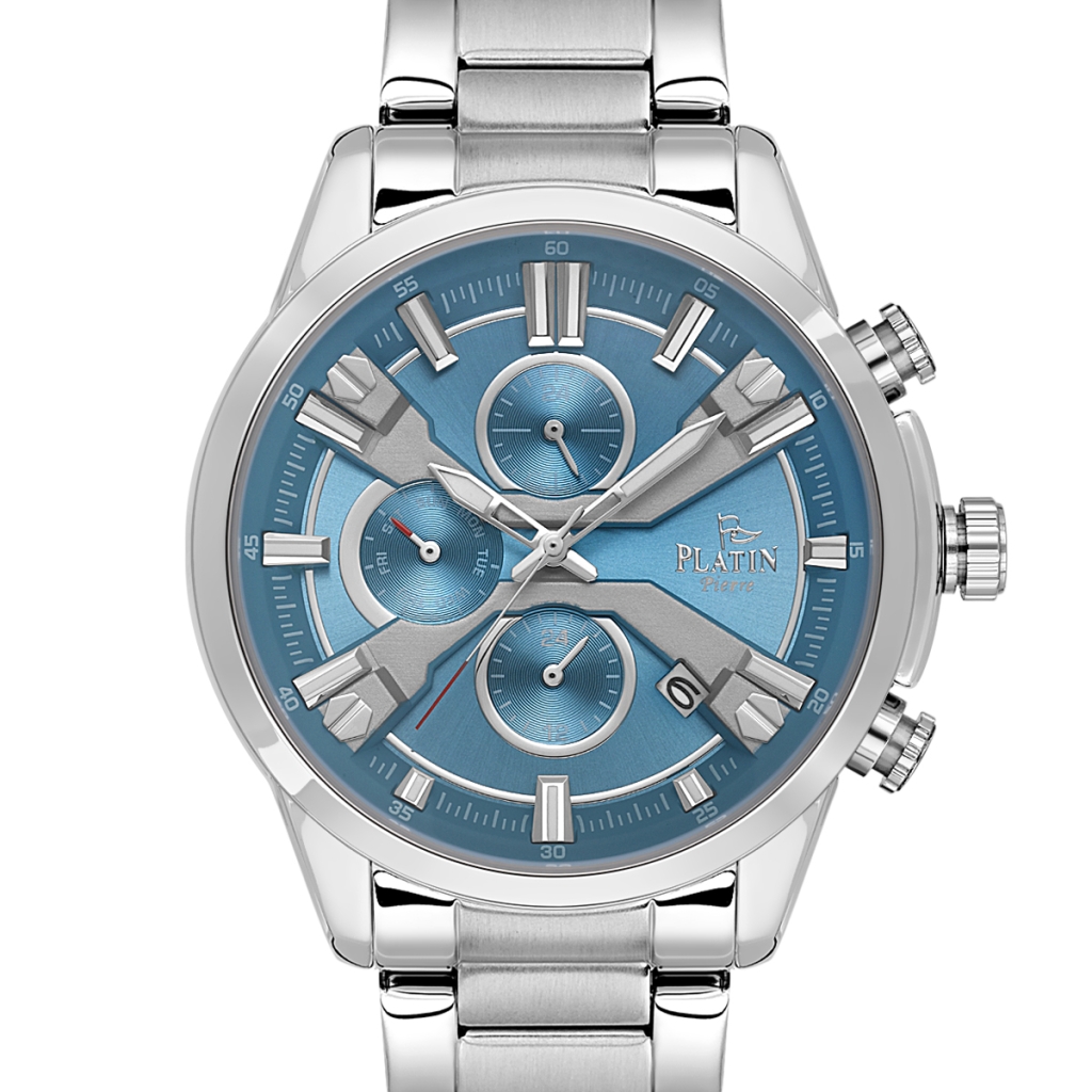 PLATİN PİERRE ERKEK KOL SAATİ