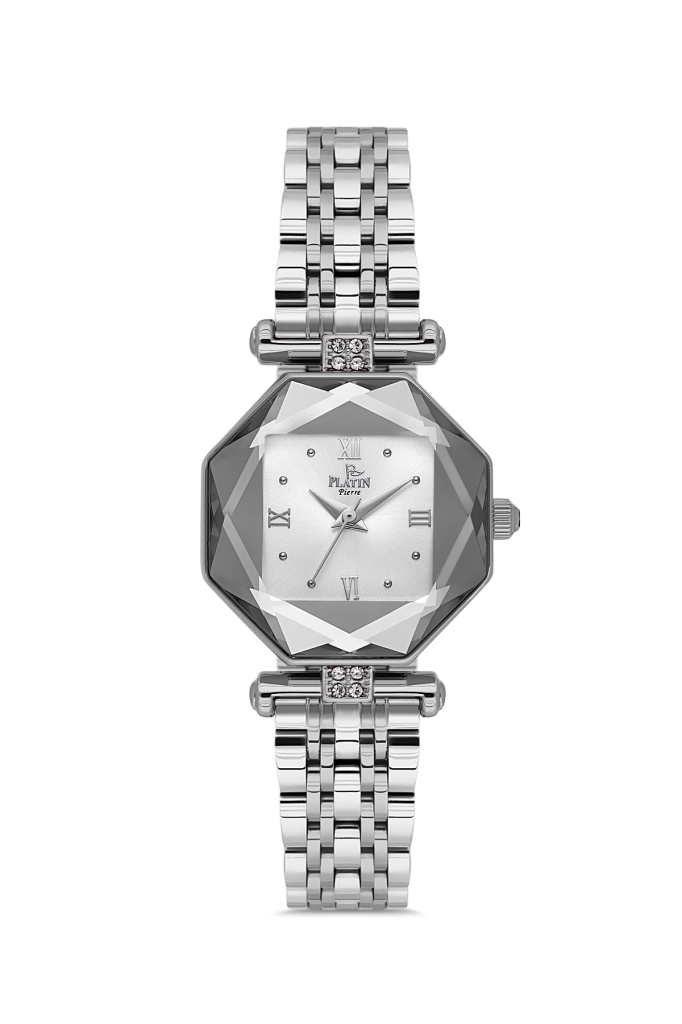 PLATİN PİERRE KADIN KOL SAATİ