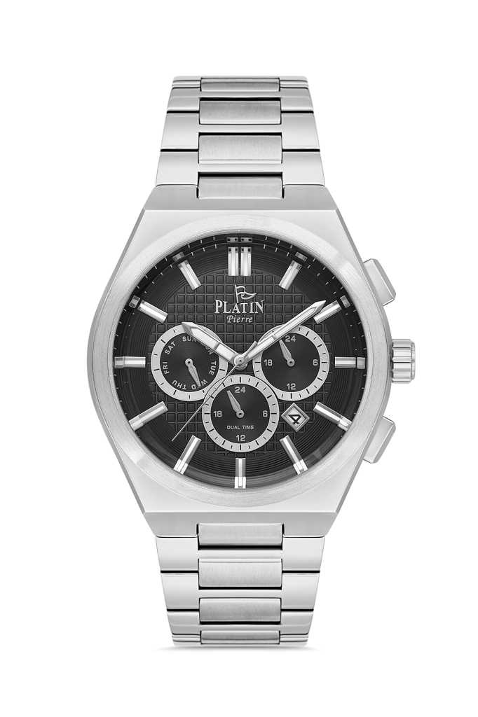 PLATİN PİERRE ERKEK KOL SAATİ