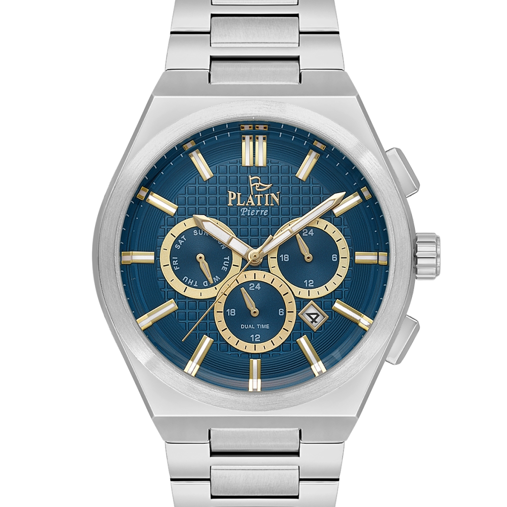 PLATİN PİERRE ERKEK KOL SAATİ