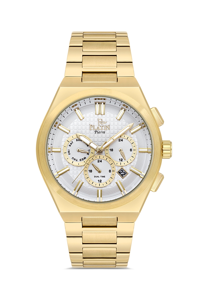 PLATİN PİERRE ERKEK KOL SAATİ