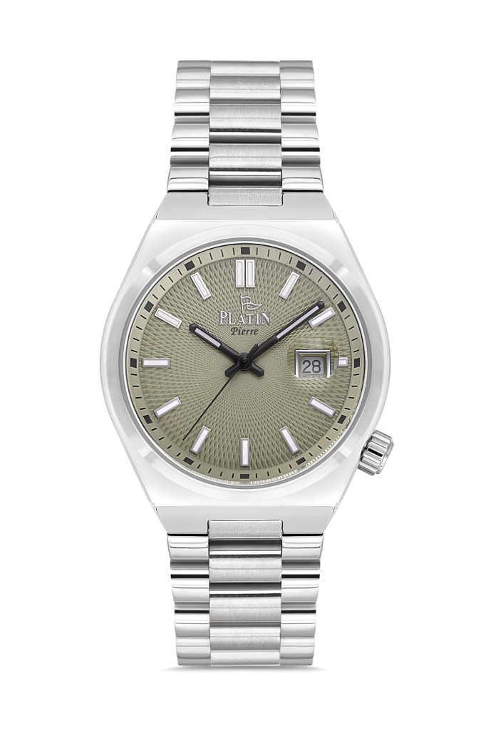 PLATİN PİERRE ERKEK KOL SAATİ