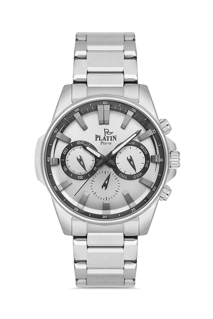 PLATİN PİERRE ERKEK KOL SAATİ