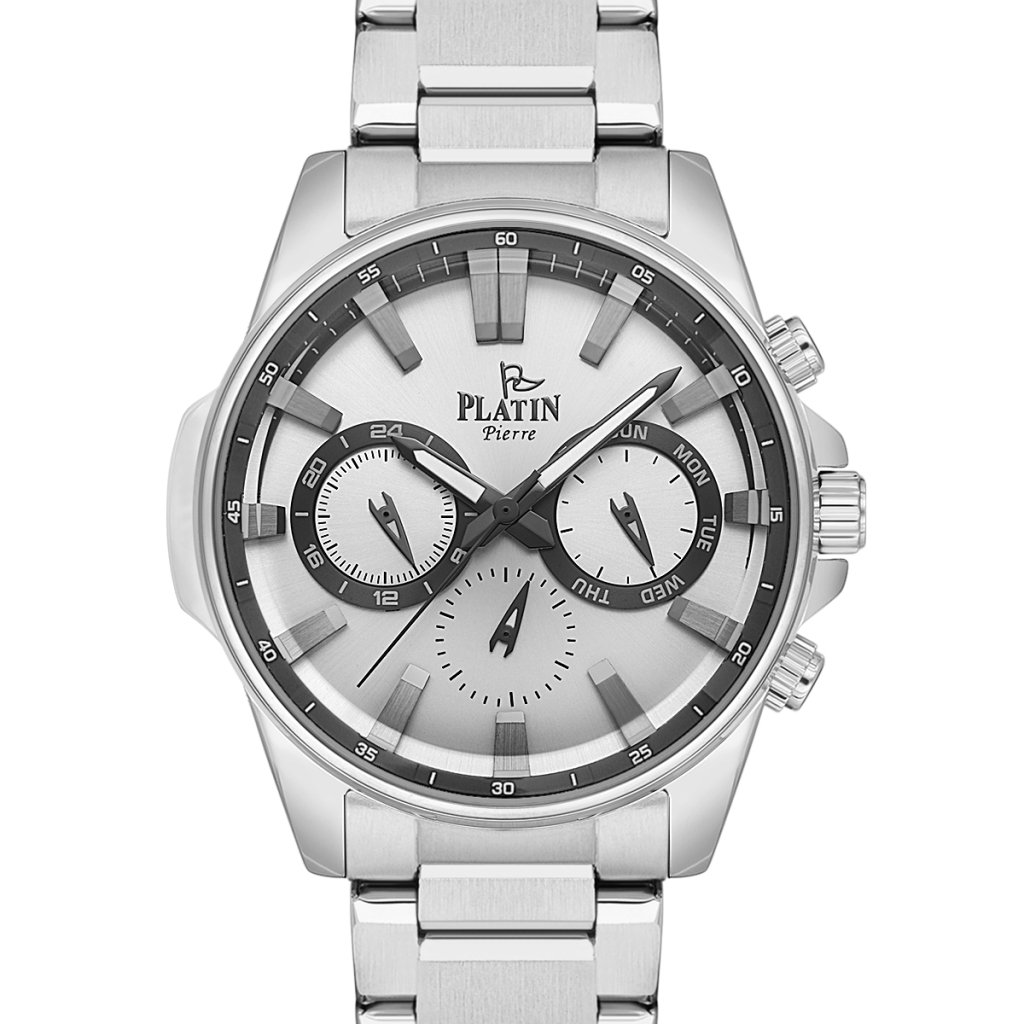 PLATİN PİERRE ERKEK KOL SAATİ