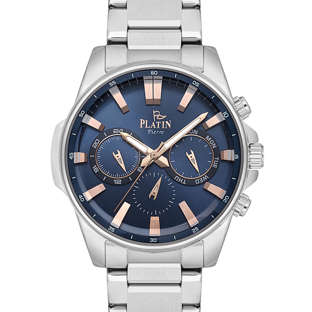 PLATİN PİERRE ERKEK KOL SAATİ