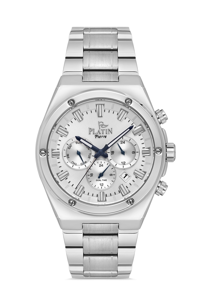 PLATİN PİERRE ERKEK KOL SAATİ