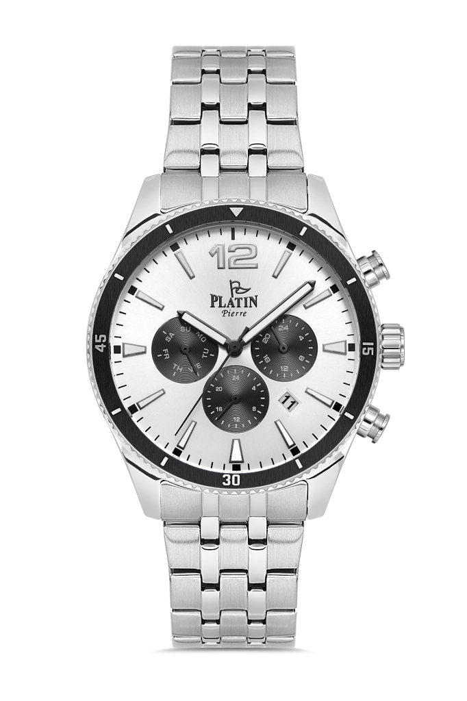 PLATİN PİERRE ERKEK KOL SAATİ