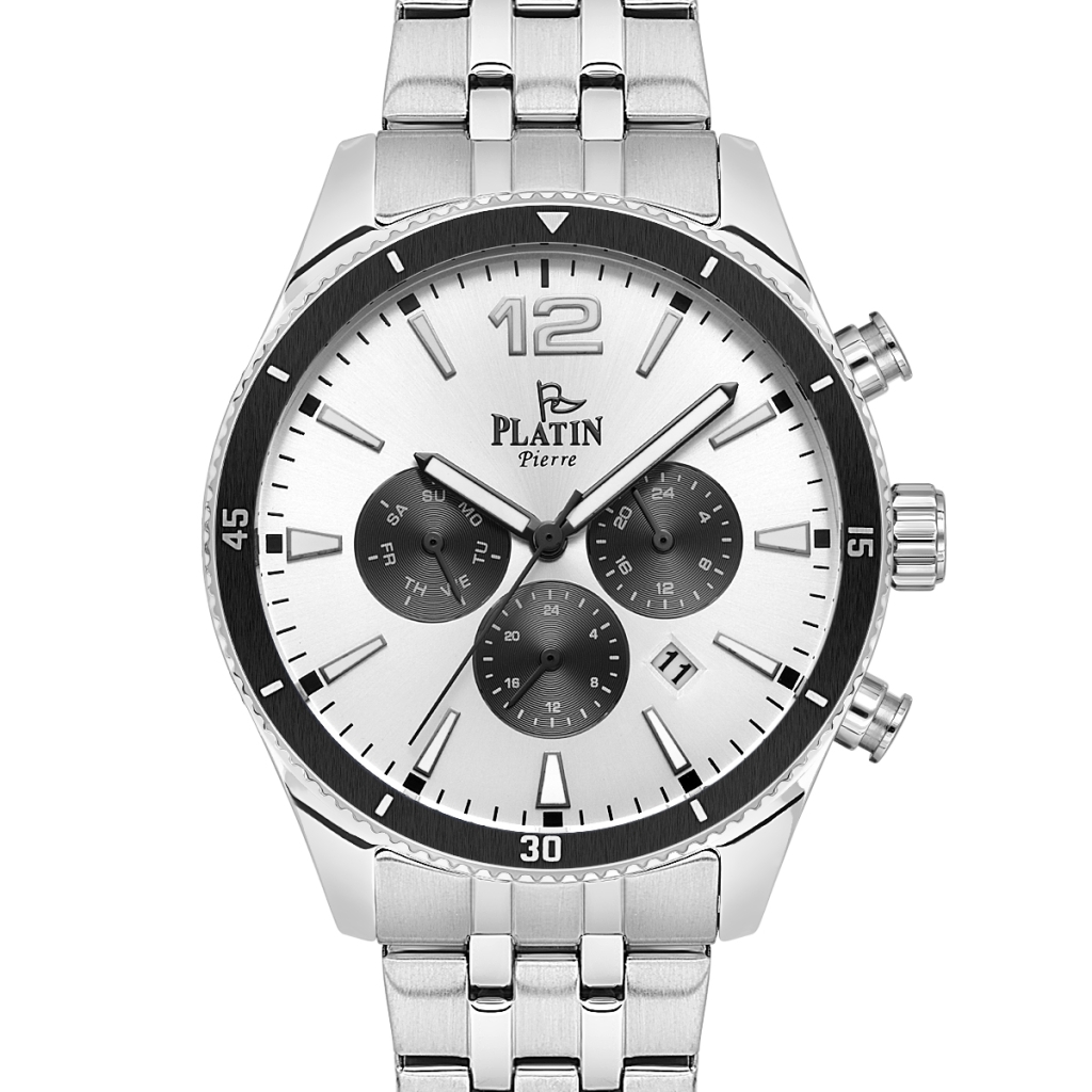 PLATİN PİERRE ERKEK KOL SAATİ