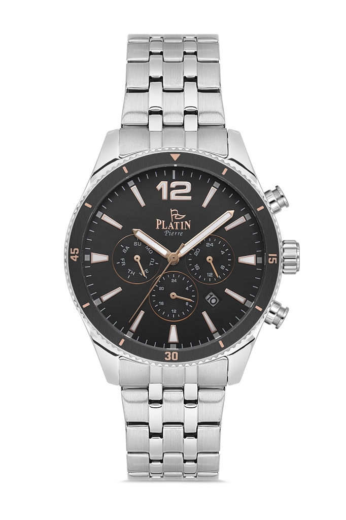 PLATİN PİERRE ERKEK KOL SAATİ