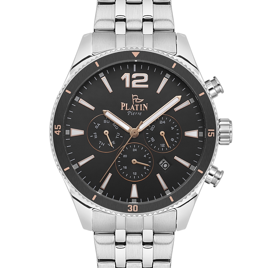 PLATİN PİERRE ERKEK KOL SAATİ