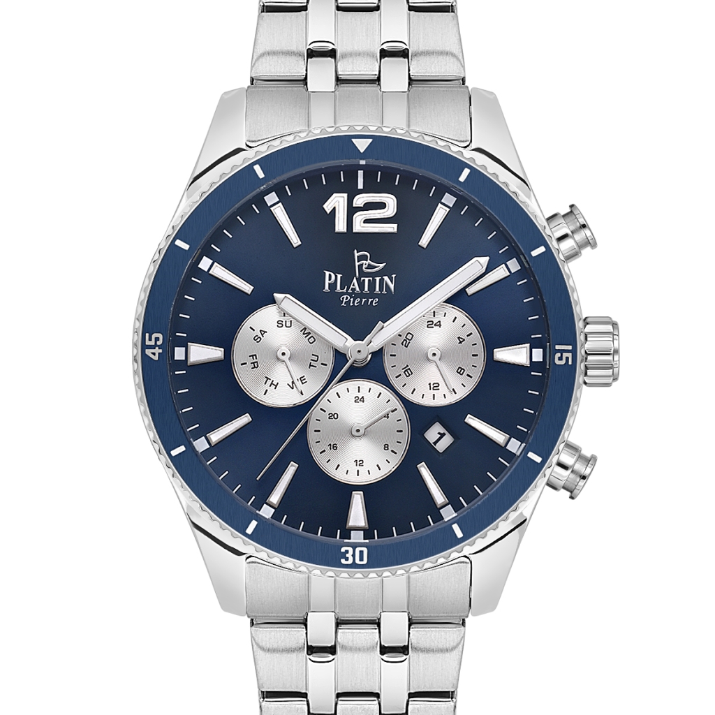 PLATİN PİERRE ERKEK KOL SAATİ
