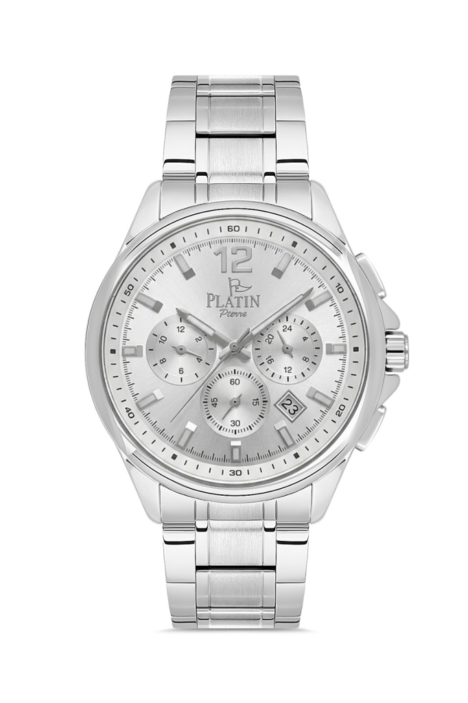 PLATİN PİERRE ERKEK KOL SAATİ