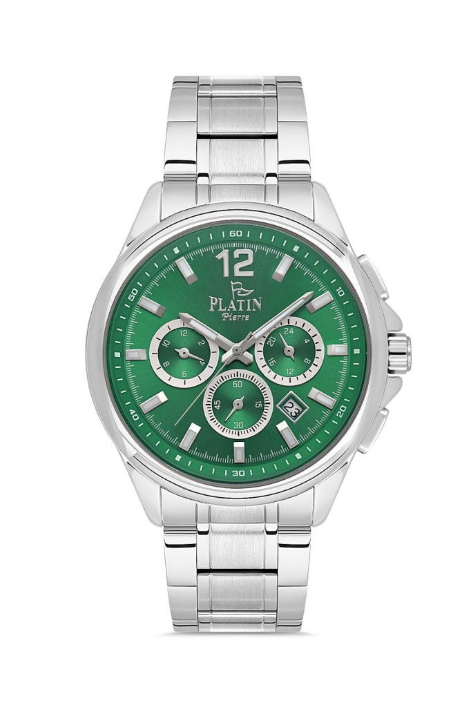 PLATİN PİERRE ERKEK KOL SAATİ