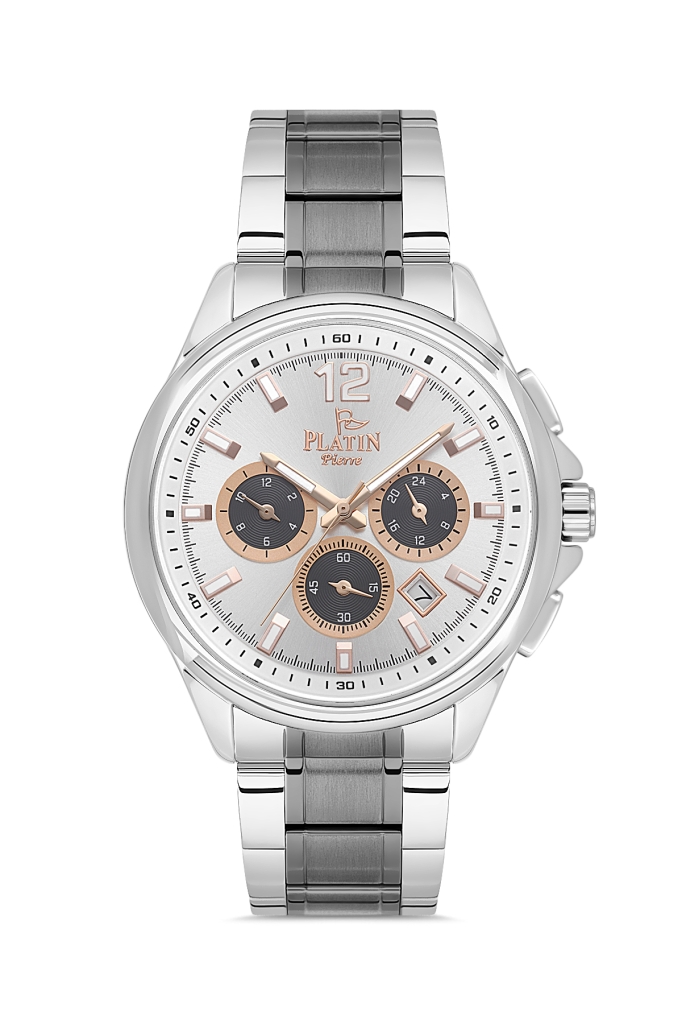 PLATİN PİERRE ERKEK KOL SAATİ