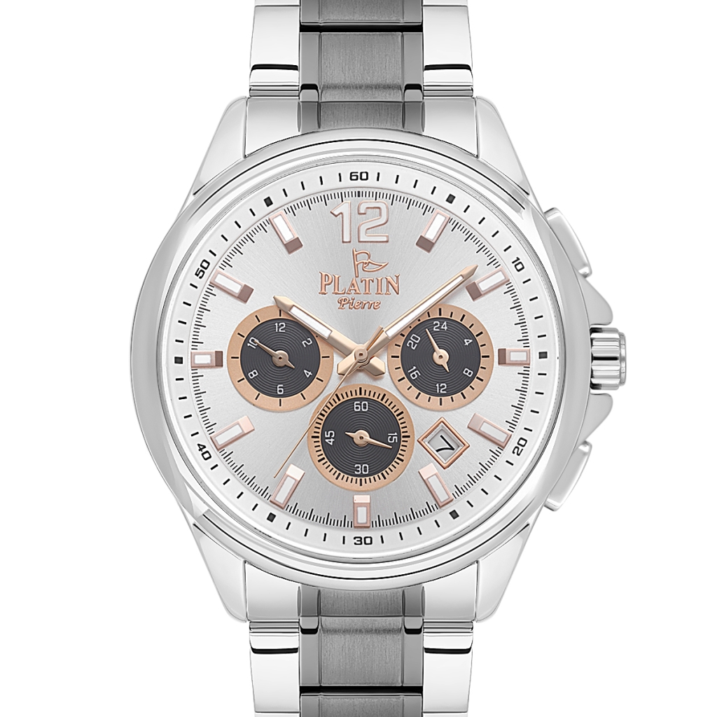 PLATİN PİERRE ERKEK KOL SAATİ