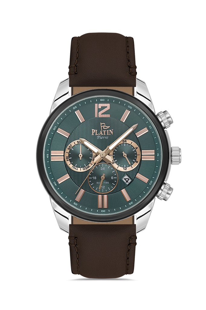 PLATİN PİERRE ERKEK KOL SAATİ