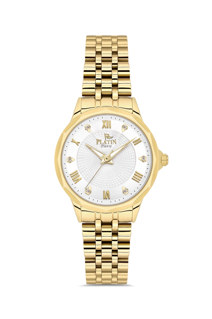PLATİN PİERRE KADIN KOL SAATİ