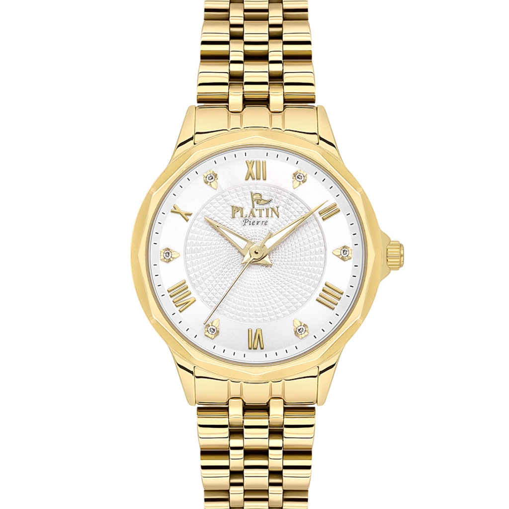 PLATİN PİERRE KADIN KOL SAATİ